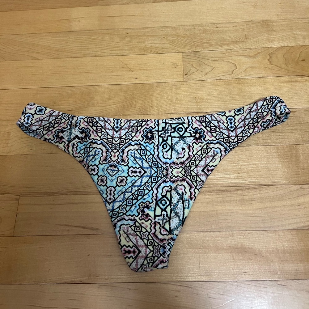 Beach Riot Very Cheeky Bikini Bottom Size Large Geometric Print - Picture 5 of 10